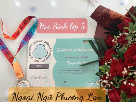 Nguyễn Gia Bảo - Học sinh lớp 7 - Ngoại Ngữ Phương Lan.
