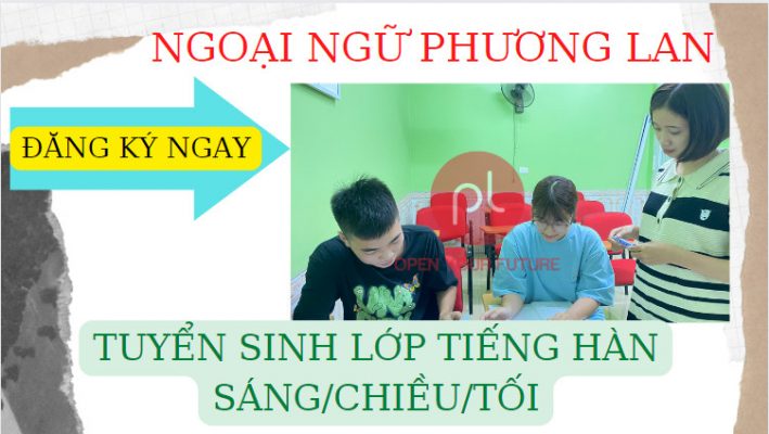 MẪU CÂU GIAO TIẾP TIẾNG HÀN TRONG LỚP HỌC
