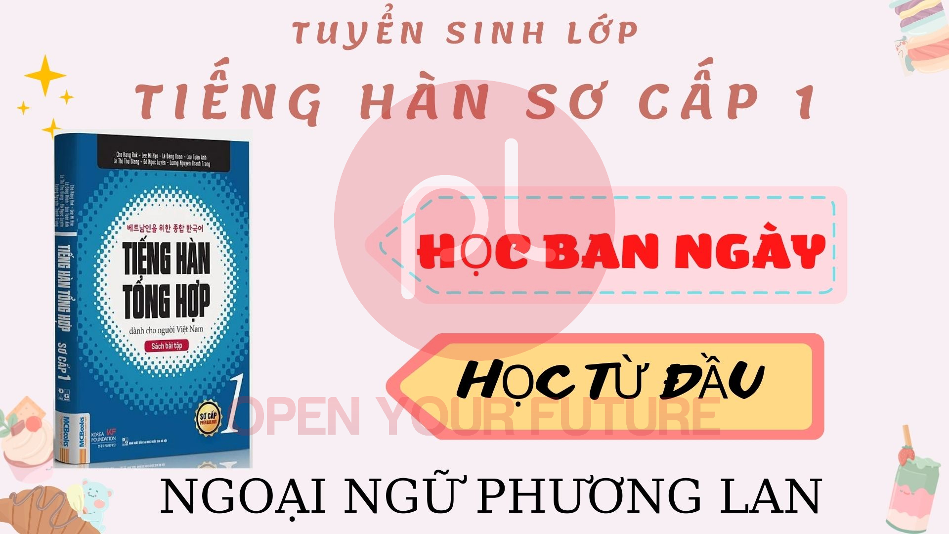 TUYỂN SINH LỚP TIẾNG TRUNG SƠ CẤP 1