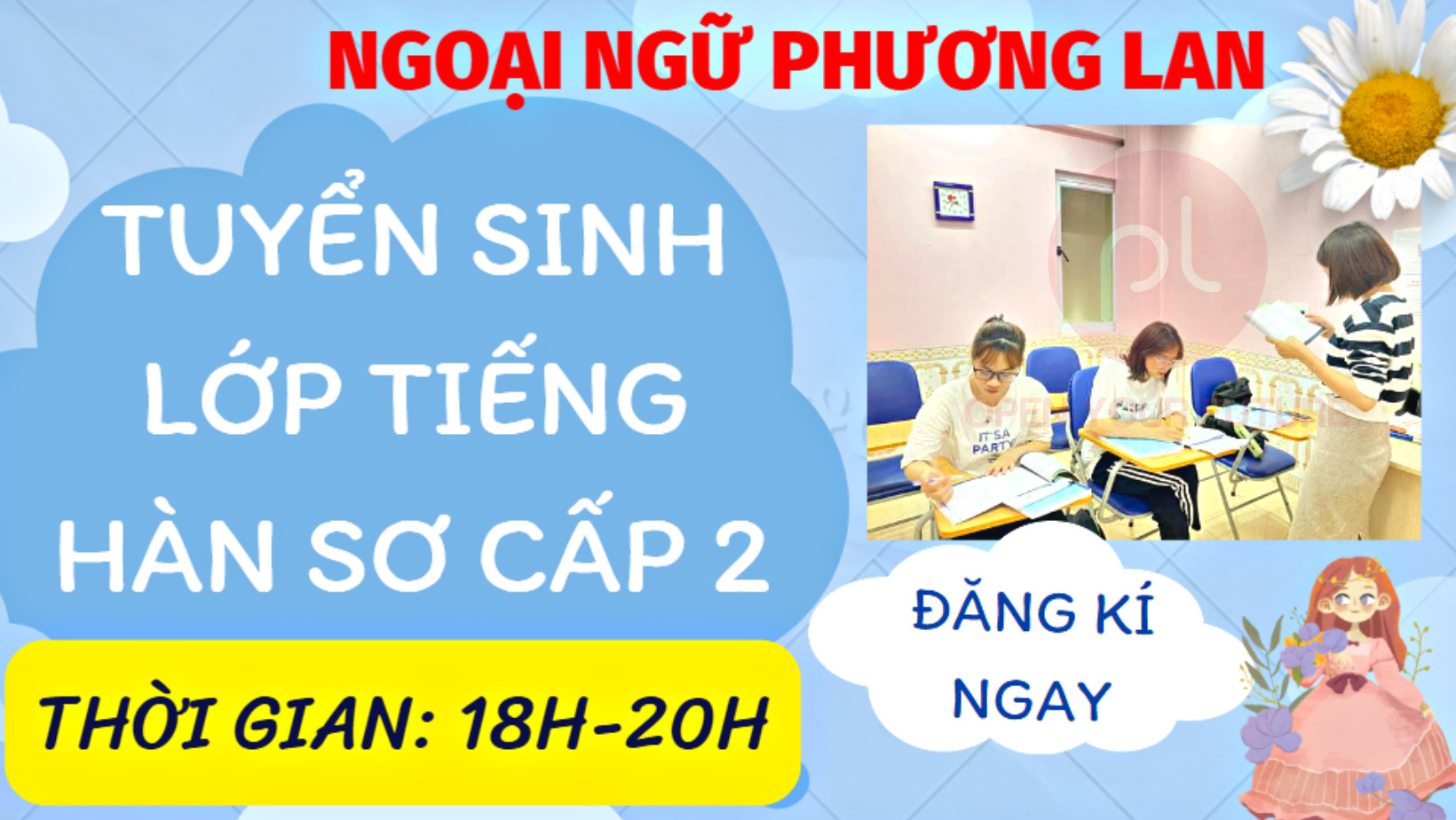 tuyển sinh lớp tiếng hàn sơ cấp 2