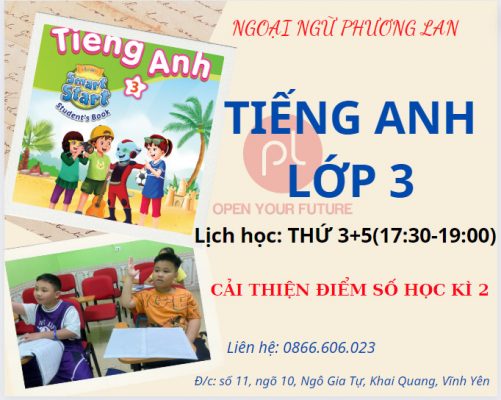 tiếng anh trẻ em tại Vĩnh Phúc