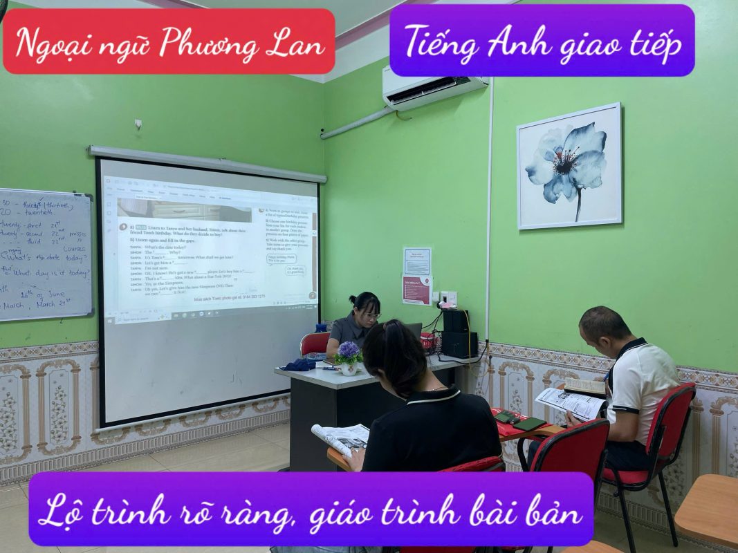 Lớp học tiếng Anh giao tiếp tại Ngoại ngữ Phương Lan