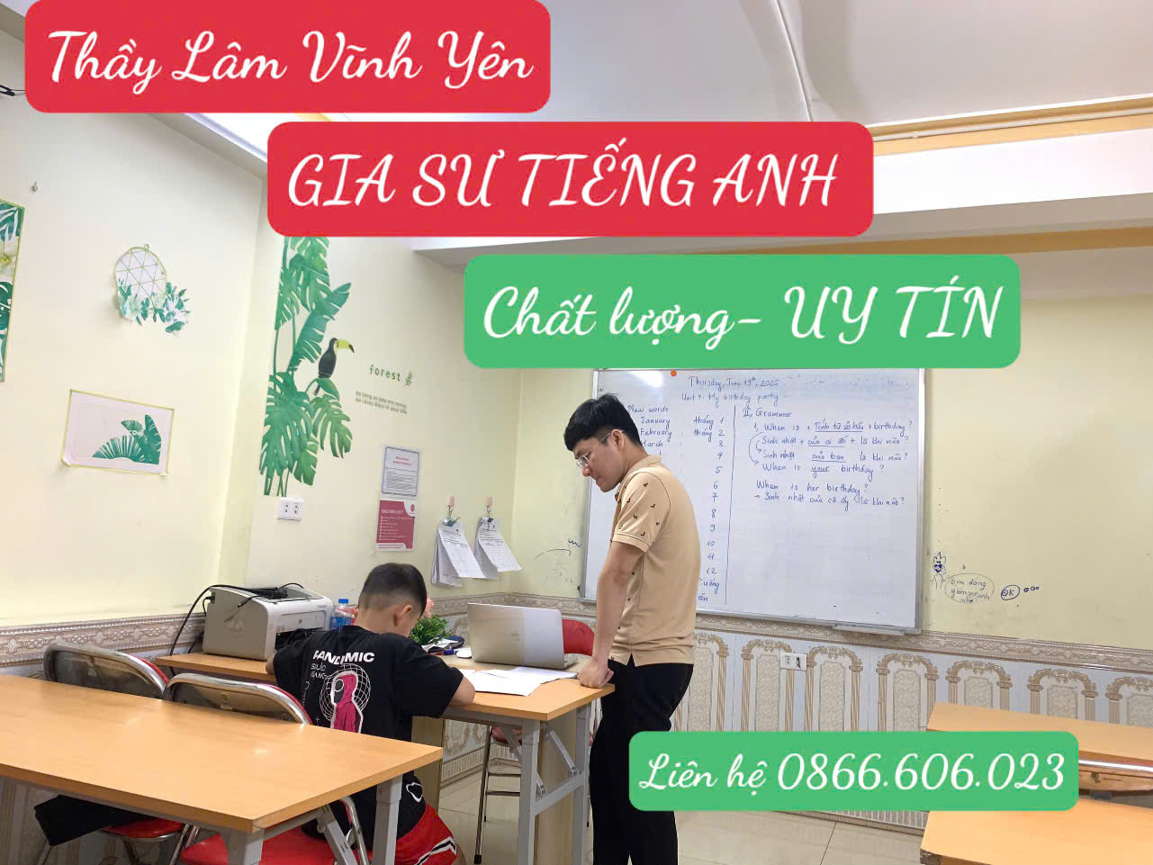 Học cùng gia sư Tiếng Anh tại Ngoại ngữ Phương Lan