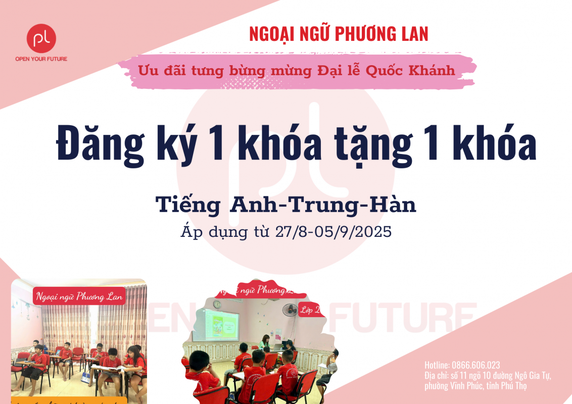 Trung tâm tiếng Anh Vĩnh Yên: Học để dẫn đầu