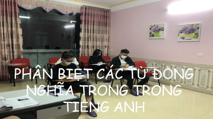 từ đồng nghĩa trong tiếng Anh