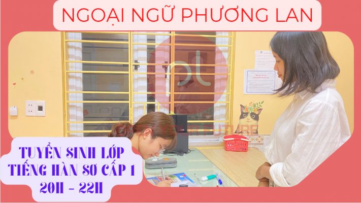tuyển sinh lớp tiếng hàn sc1