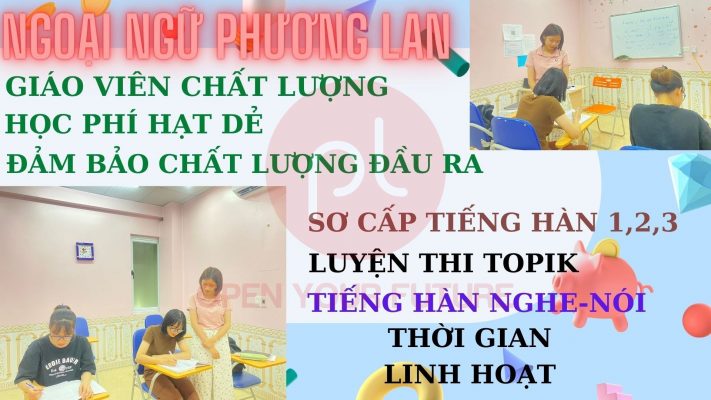 tuyển sin h lớp tiếng hàn sơ cấp 1