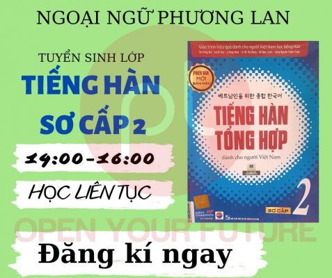 tiếng hàn sơ cấp 2