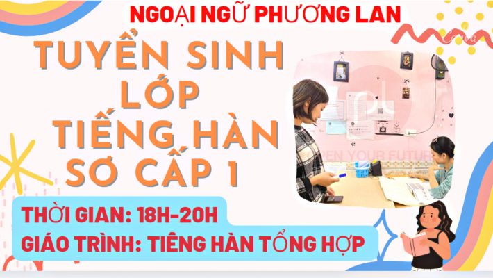 tuyển sinh lớp tiếng hàn sc1