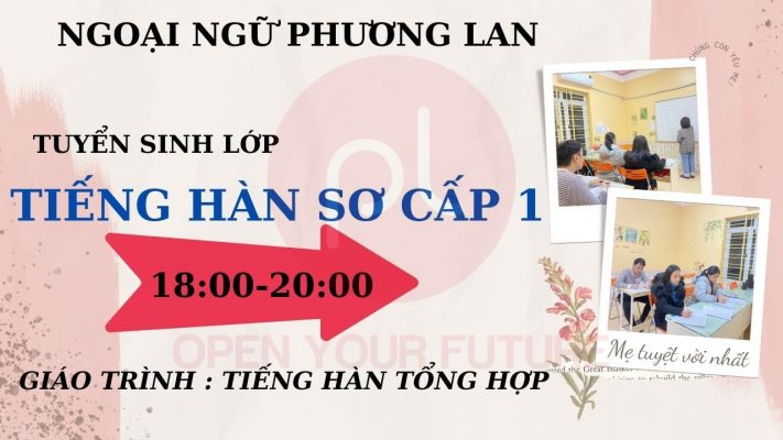 HỌC TIẾNG HÀN TẠI VĨNH PHÚC