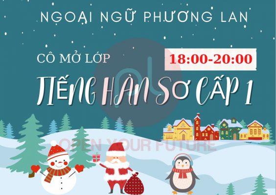 tuyển sinh lớp tiếng hàn sơ cấp 1