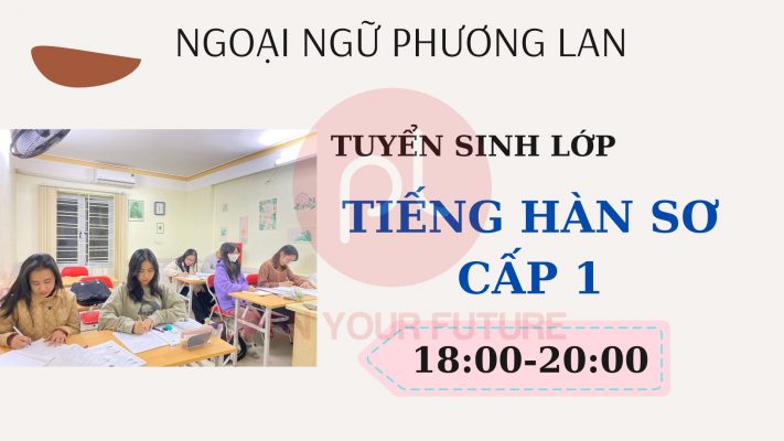 TIẾNG HÀN SƠ CẤP 1