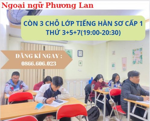 tiếng hàn sơ cấp 1