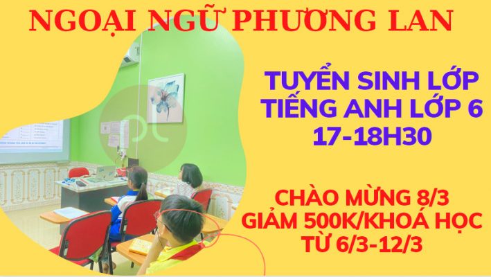 tiếng anh lớp 6 tại Vĩnh Phúc