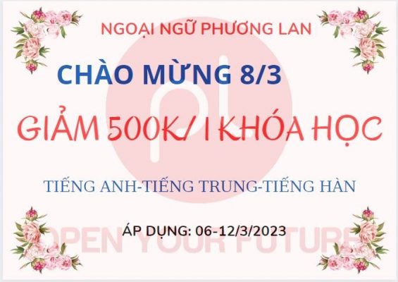 ưu đãi 8/3