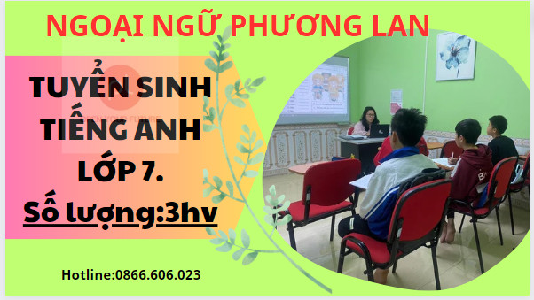 tiếng anh lớp 7 tại Vĩnh Yên