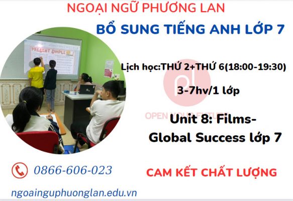 tiếng anh lớp 7 tại Vĩnh Yên