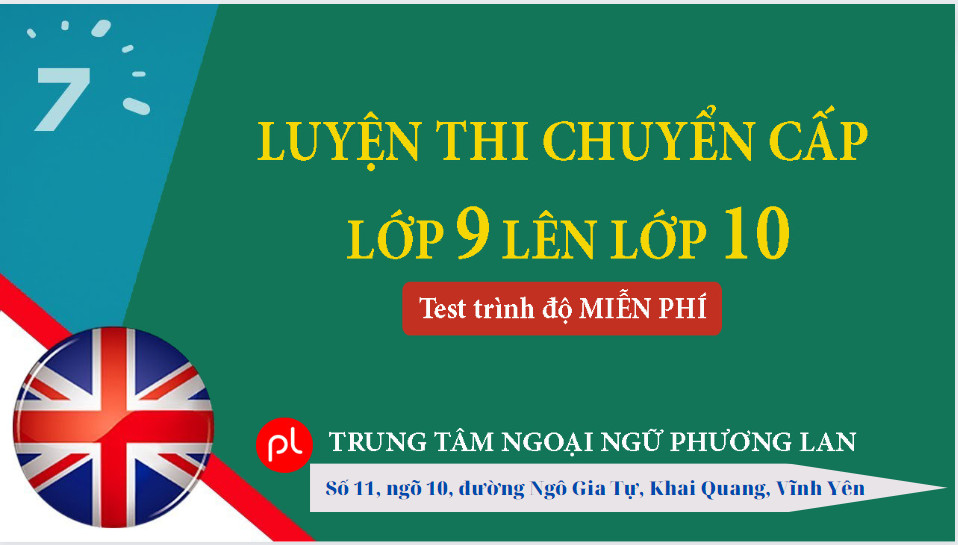 tiếng anh lớp 9 tại Vĩnh Phúc