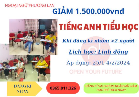 tiếng anh tiểu học