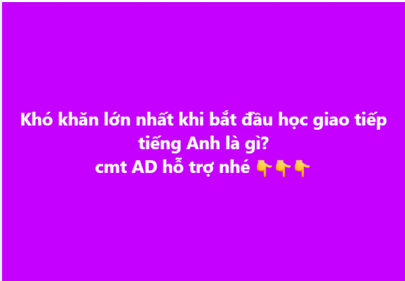 khó khăn khi học Tiếng anh
