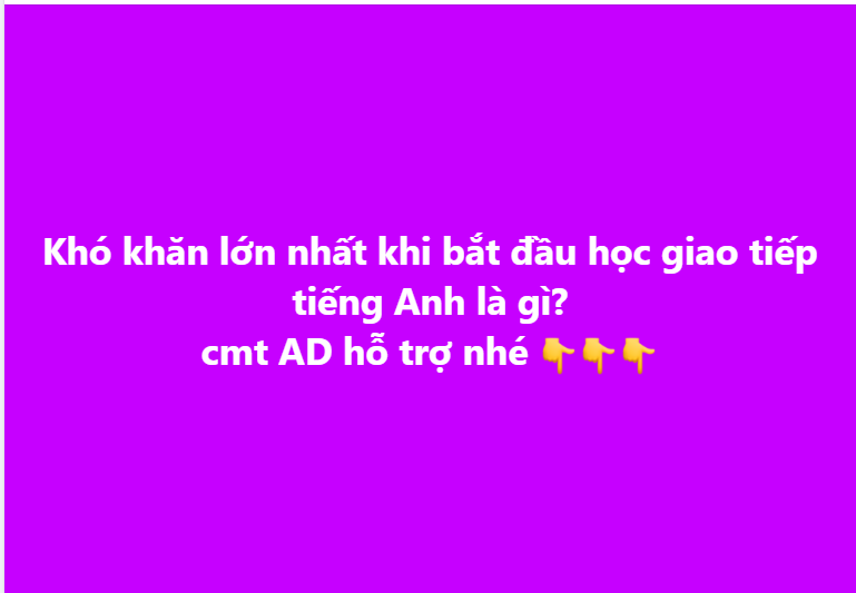 khó khăn khi học Tiếng anh