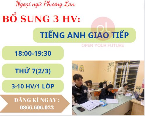 tiếng anh giao tiếp tại vĩnh yên