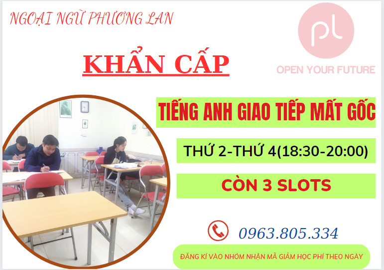 tiếng anh cho người mới bắt đầu tại Vĩnh Phúc