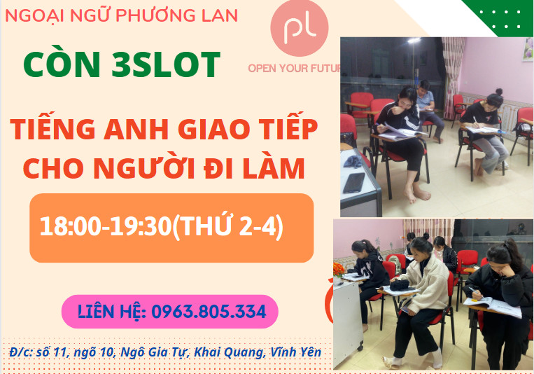 Trung tâm tiếng anh Vĩnh Yên
