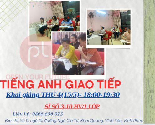 tiếng anh tại Vĩnh yên