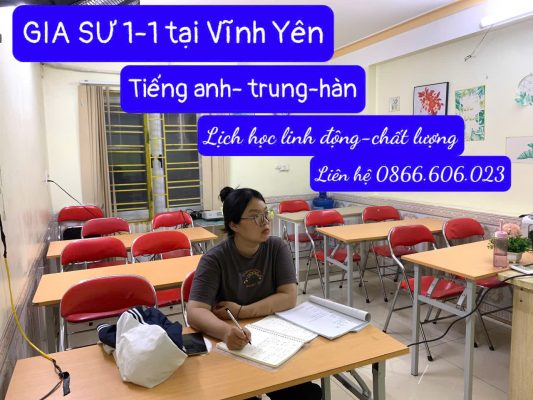 học ngoại ngữ tại Vĩnh Yên
