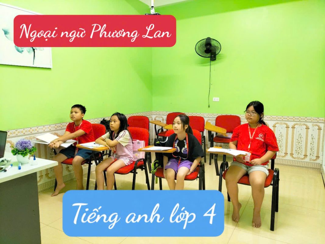 tiếng anh lớp 4 tại Vĩnh Yên