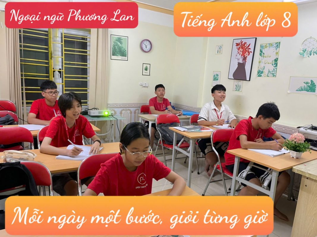 tiếng anh lớp 8 tại Vĩnh Phúc