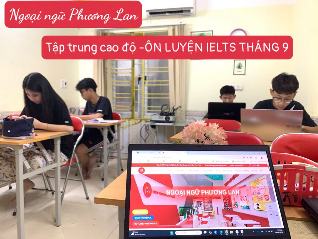 tiếng anh luyện thi IELTS tại Vĩnh Phúc