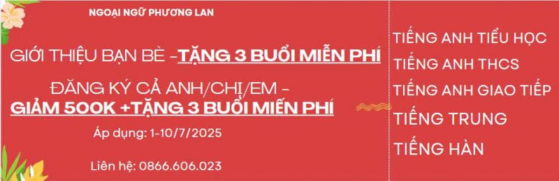 Trung tâm tiếng anh Vĩnh Yên