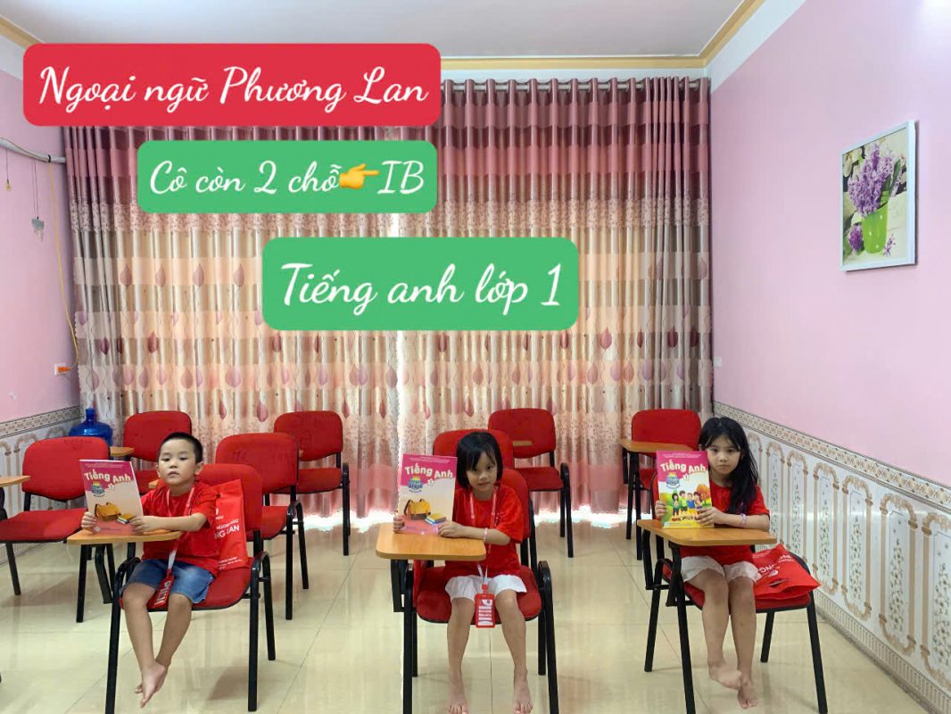 Học tiếng Anh tại Vĩnh Phúc: Gia sư tiếng Anh lớp 1 tại Ngoại ngữ Phương Lan