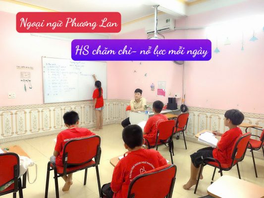 Trung tâm tiếng Anh Vĩnh Yên: Học sinh chăm chỉ, nỗ lực mỗi ngày