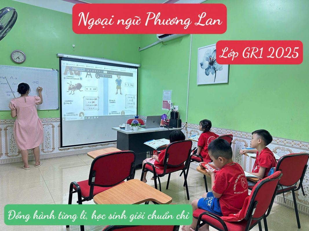 tiếng Anh trẻ em tại Vĩnh Phúc