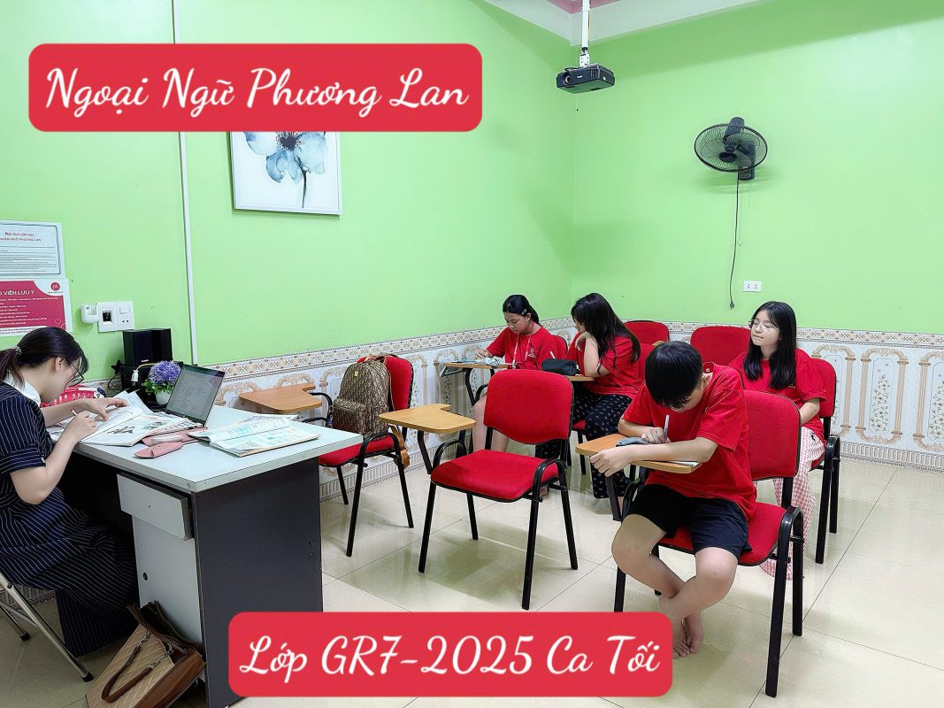 tiếng anh lớp 7 tại Vĩnh Phúc