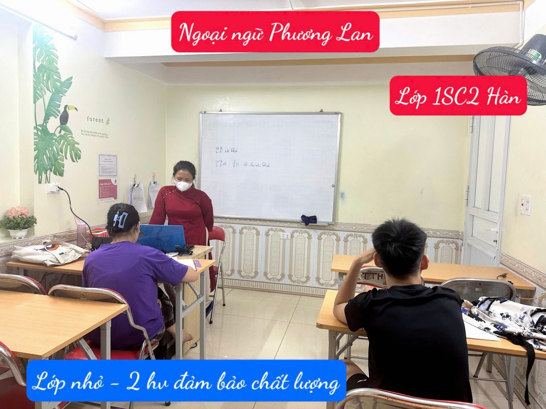 Học tiếng Hàn tại Vĩnh Phúc: Lớp nhỏ - Đảm bảo chất lượng