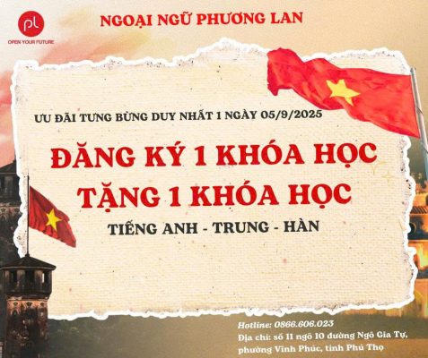 Trung tâm tiếng Anh Vĩnh Yên
